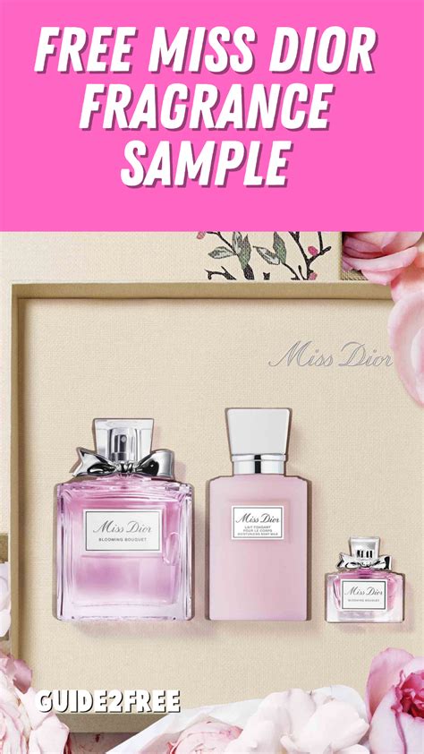 dior free perfume samples